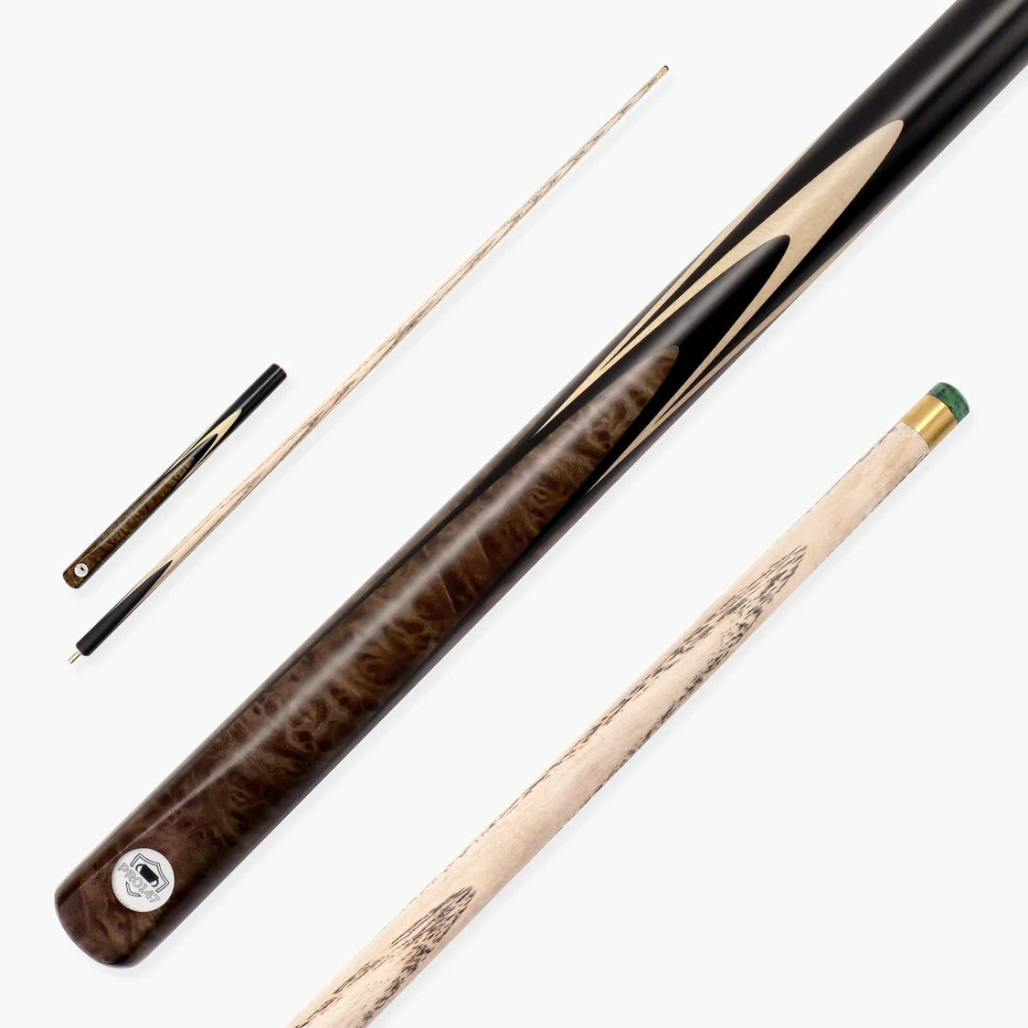 Eclipse 57 Inch ¾ Joint Ash Snooker and Pool Cue with 9.5mm PRO147 Layered Tip