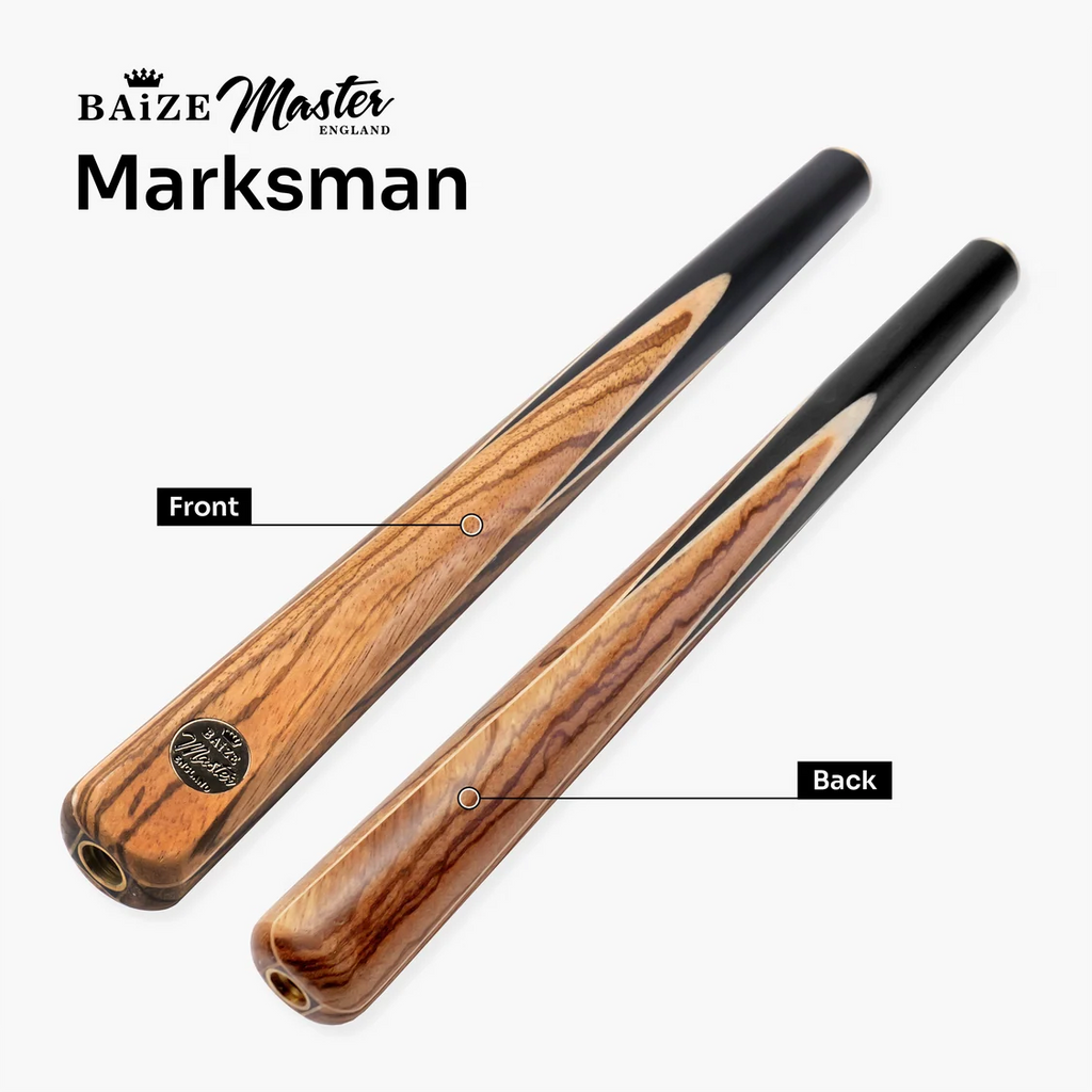 Harvest Marksman 55 Inch ¾ Joint English Pool Cue with 9mm Baize Master Pro Impact Hybrid Tip