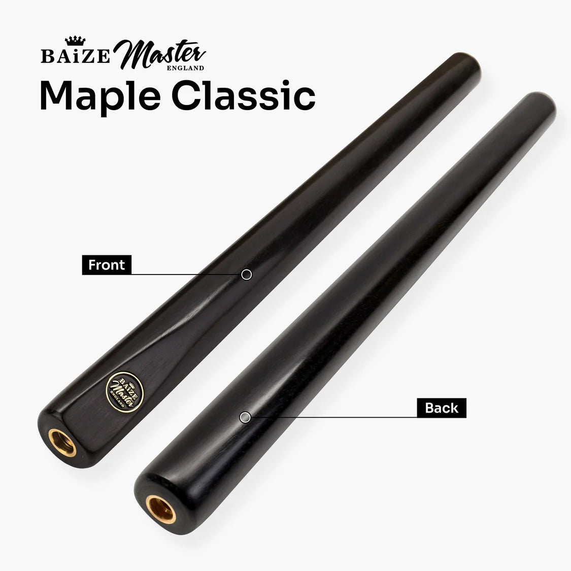 Maple Classic ¾ Joint Snooker and Pool Cue with Maple Shaft and 9.5mm Pro Impact Tip