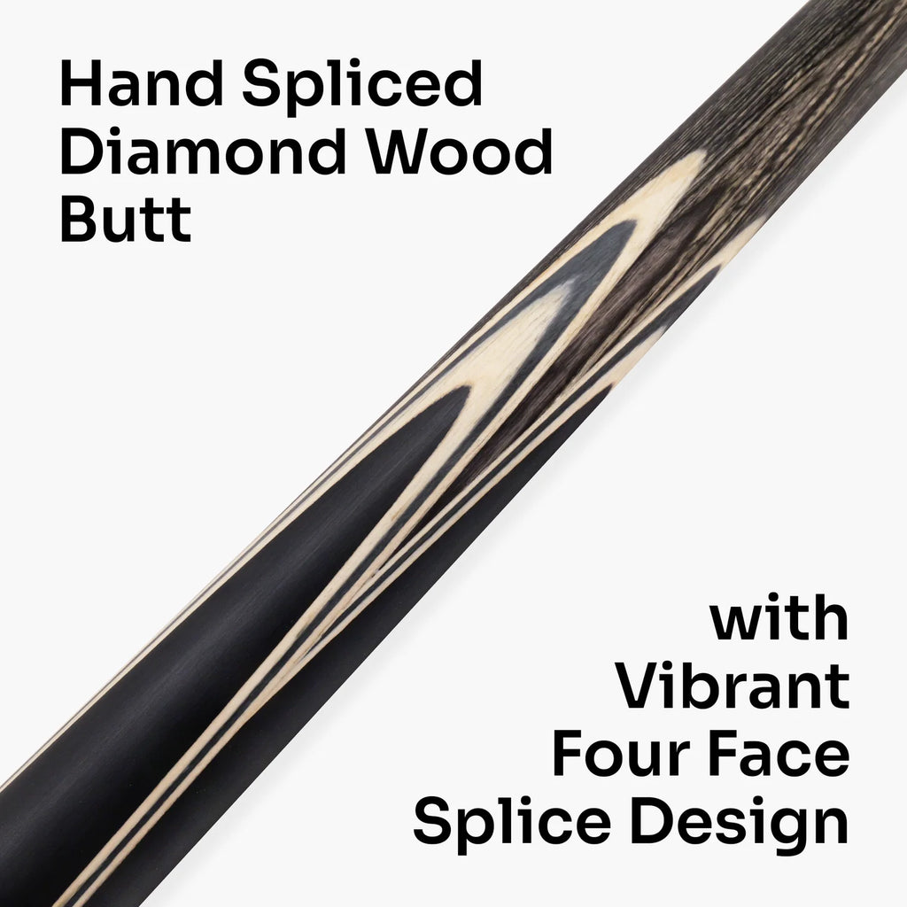 TRIUMPH 3/4 Joint Premium Ash Snooker and Pool Cue with 9.5mm Professional Layered Tip