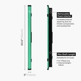 baize-master-fusion-one-piece-2-slot-luxury-aluminium-cue-case-with-triggerâ„¢-lock-holds-2-x-one-piece-cues