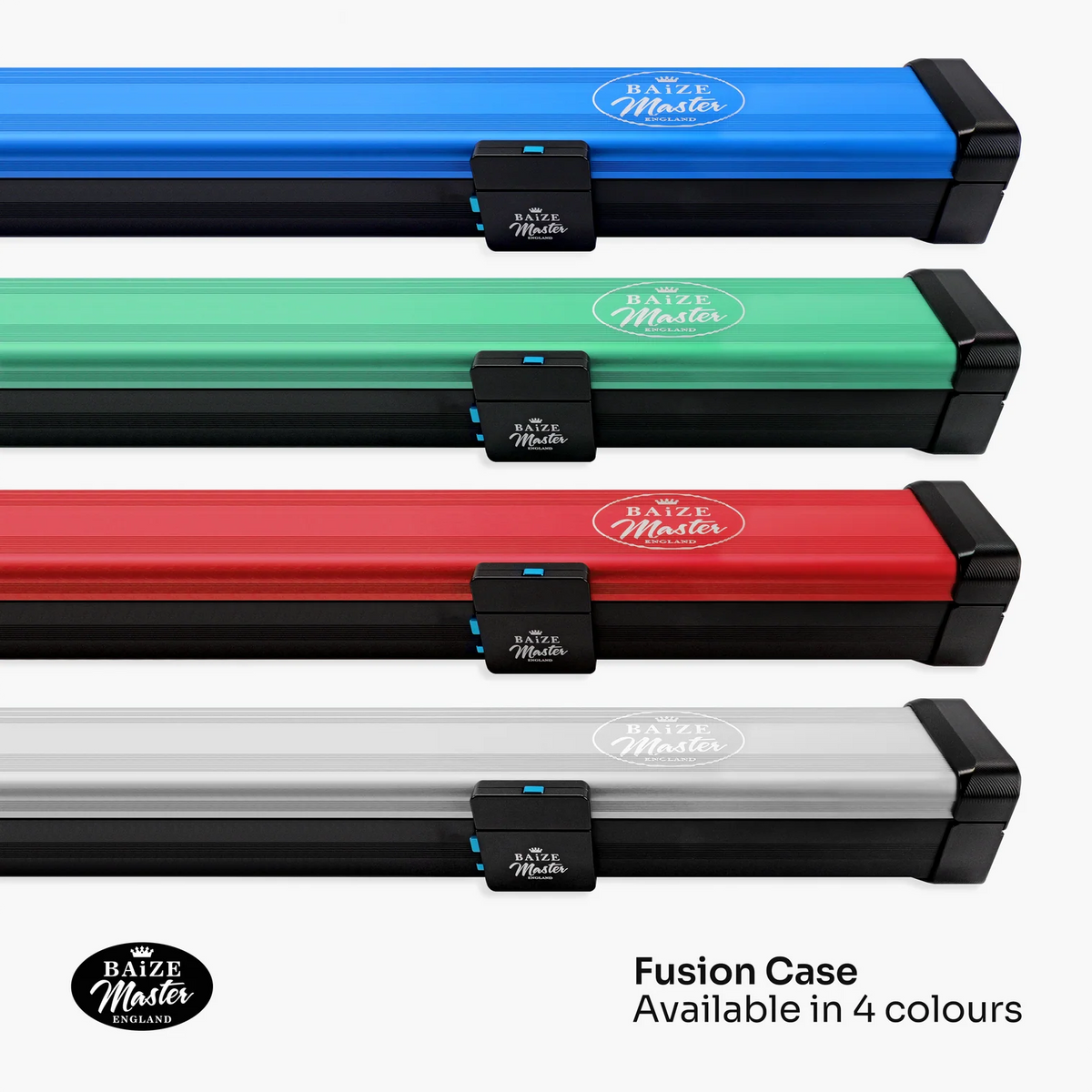 baize-master-fusion-one-piece-2-slot-luxury-aluminium-cue-case-with-triggerâ„¢-lock-holds-2-x-one-piece-cues