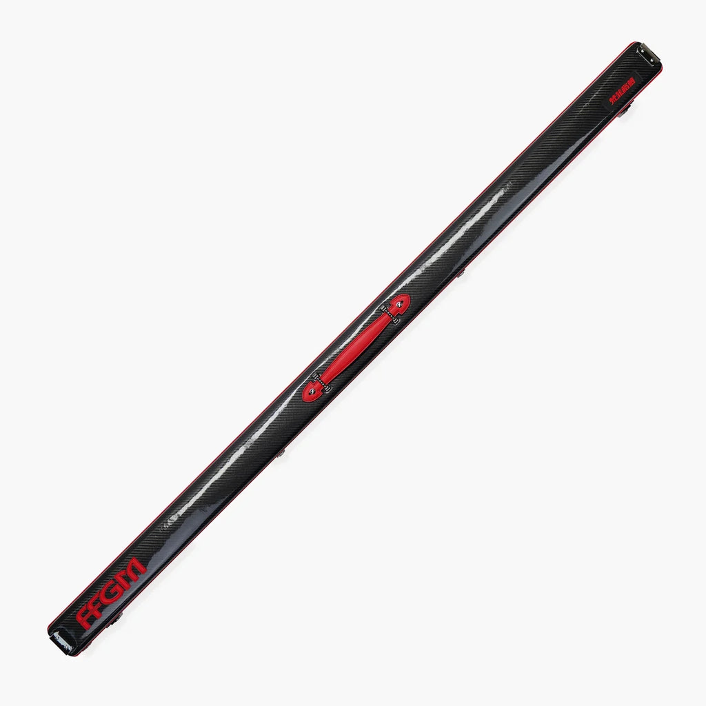 FFGM The Rocket Ronnie O'Sullivan 1 Piece 2 Slot Ultra Luxury Snooker and Pool Cue Case - Holds 2 x One Piece Cues
