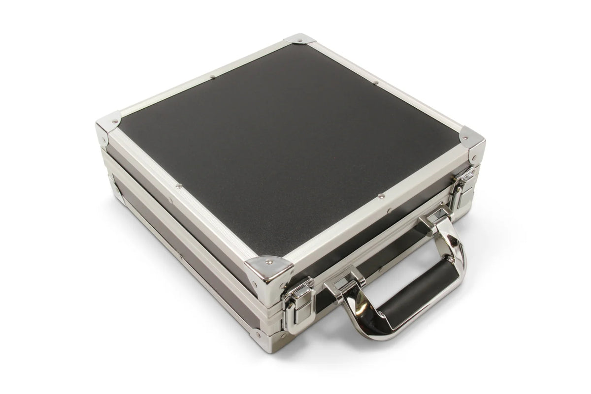 Silver Aluminium Flight Pool Ball Carry Case - Holds 16 Balls