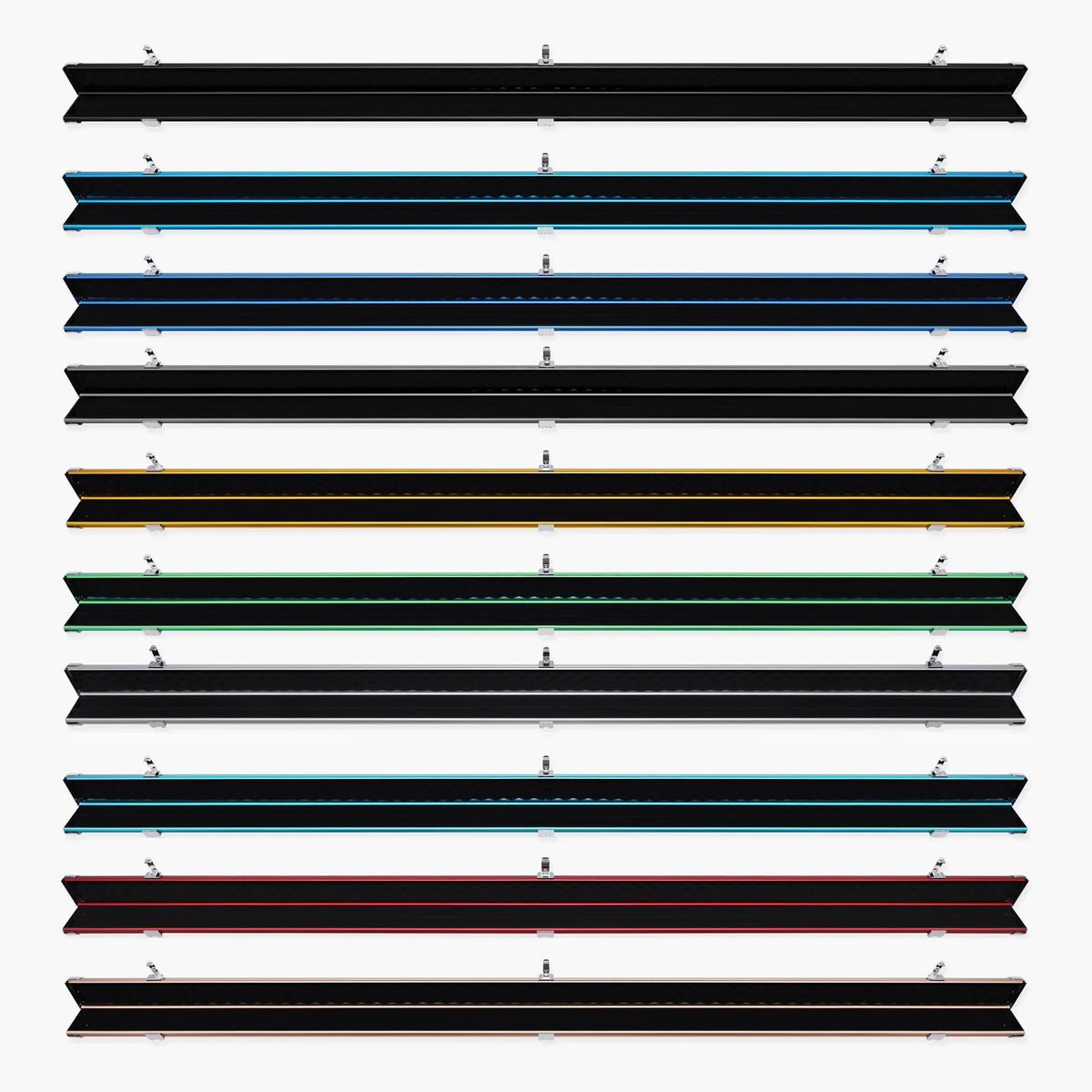 Baize Master SATIN LINE 1pc Luxury Aluminium Cue Case - Holds 2 x 1pc Cues