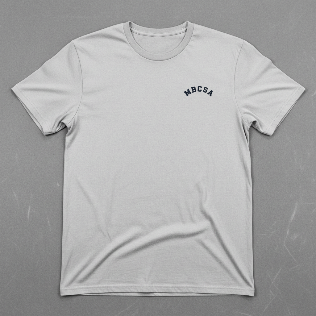 Grey Tee on Grey Baize