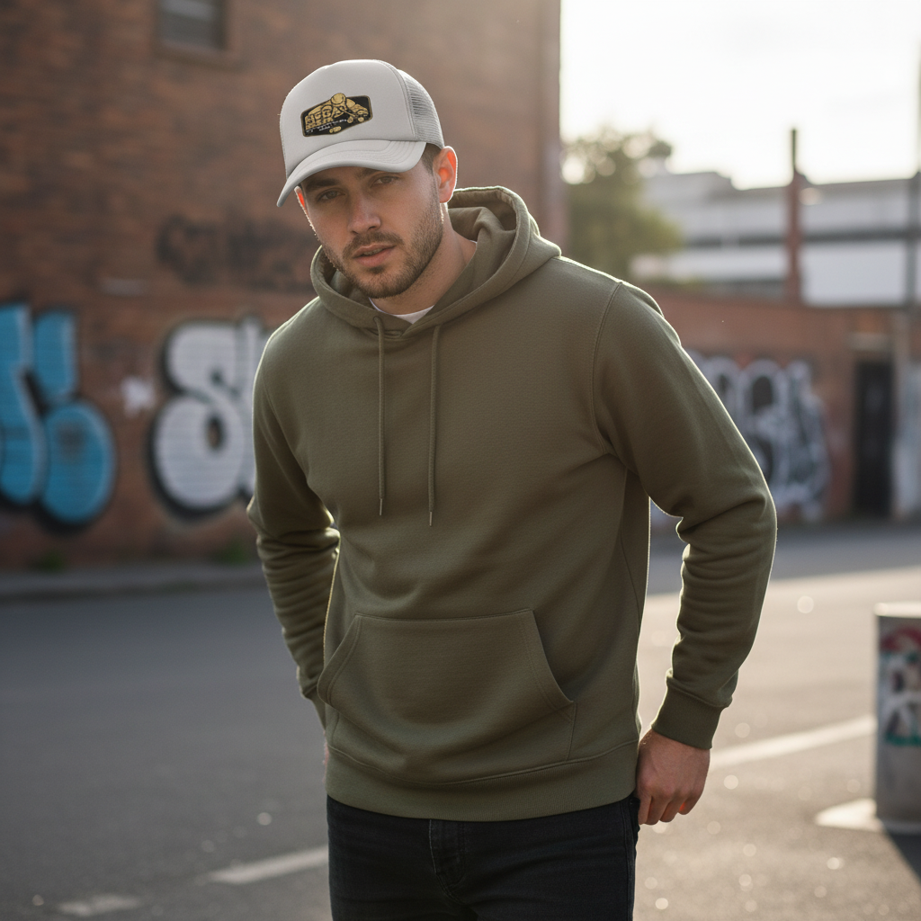 Light Grey Cap Modelled