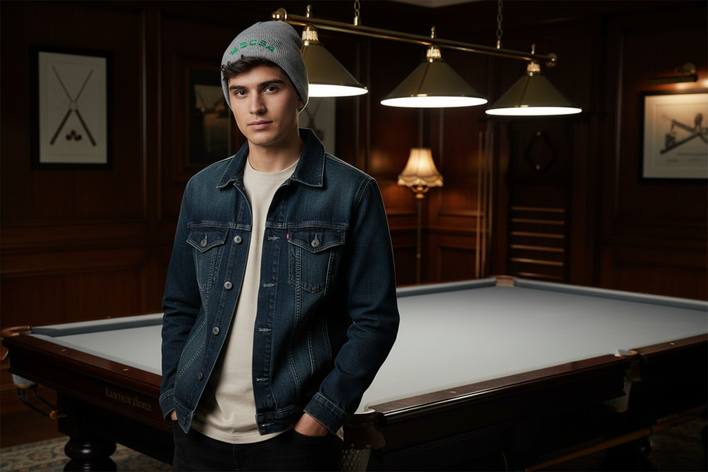 MBCSA Denim Blue Beanie – Pool Hall