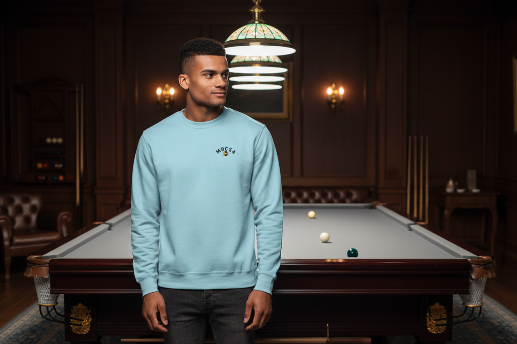 MBCSA Light Blue Sweatshirt – Pool Hall