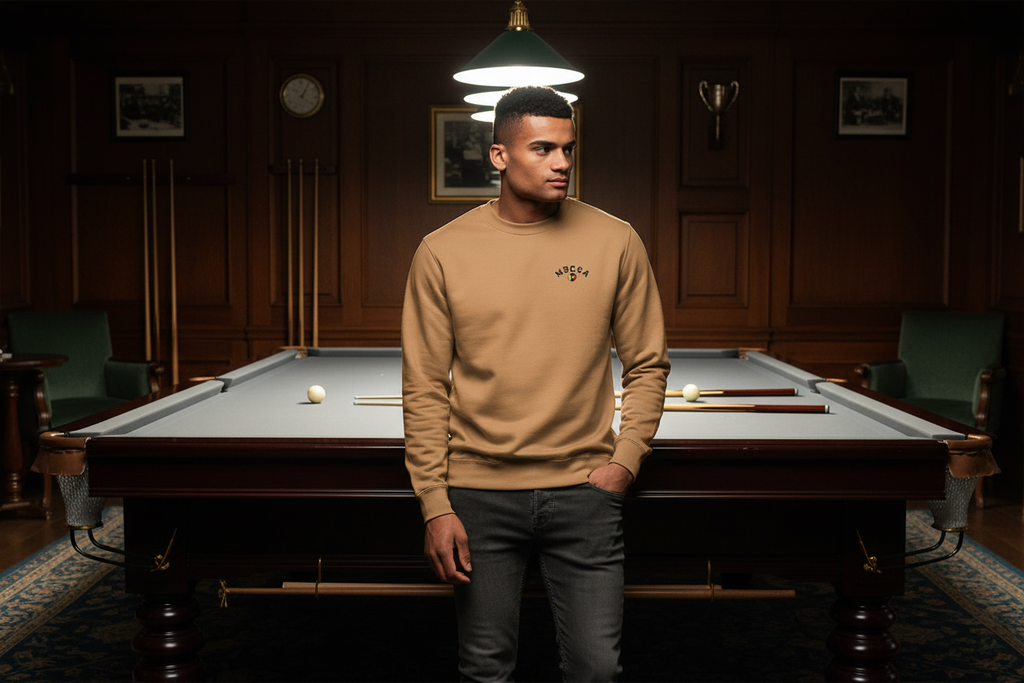 MBCSA Tan Sweatshirt – Pool Hall