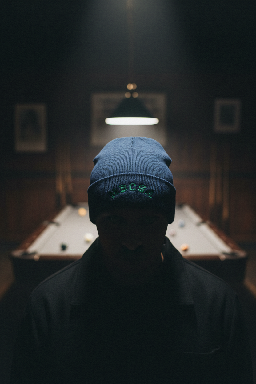 Navy Beanie - Lit