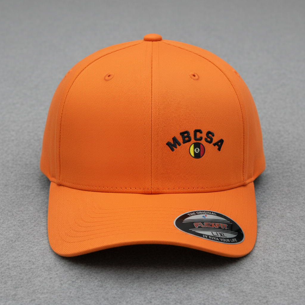 Orange Cap on Grey Baize