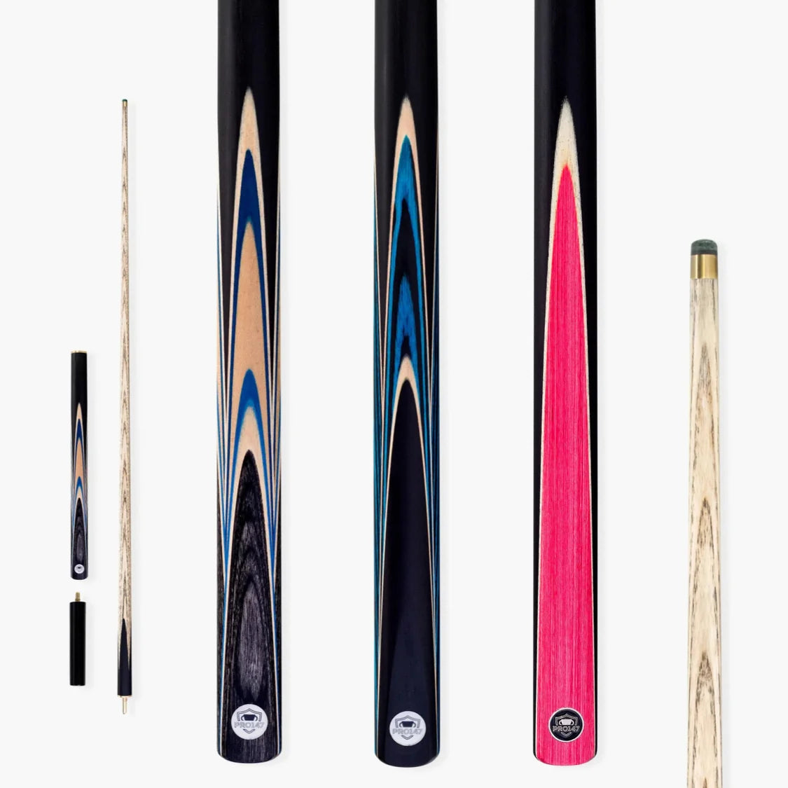 Pearl Series 57" 3/4 Joint Snooker and Pool Cue 9.5mm Tip