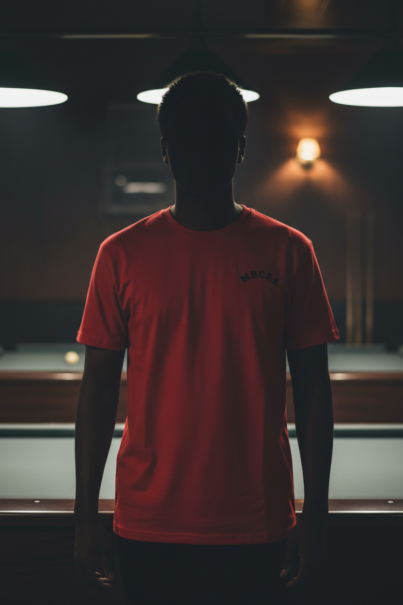 Red Tee - On Person