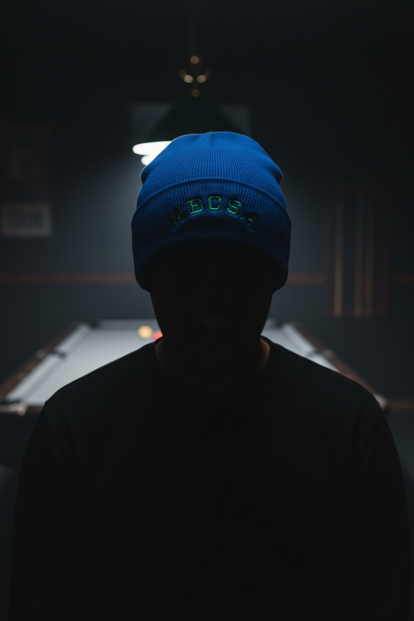 Royal Blue Beanie - Pool Hall