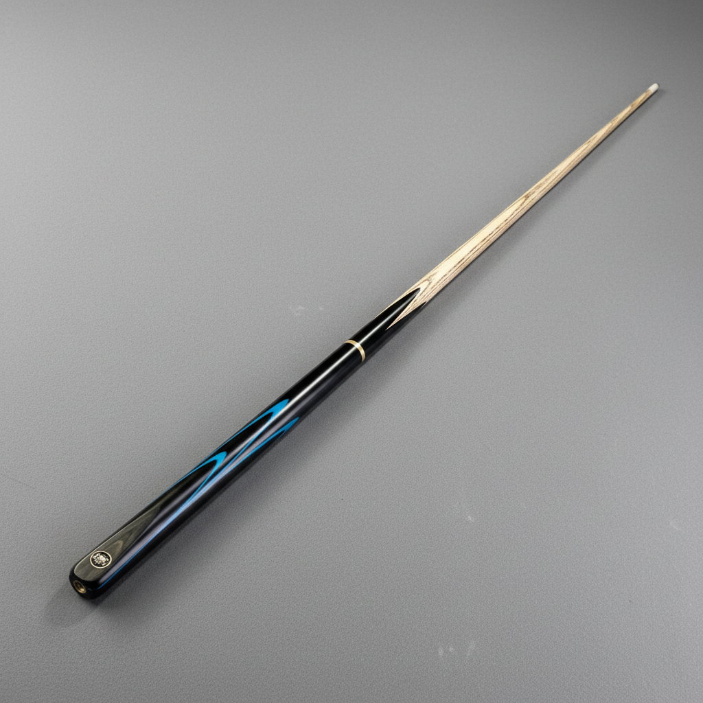 Single Apollo cue on grey baize