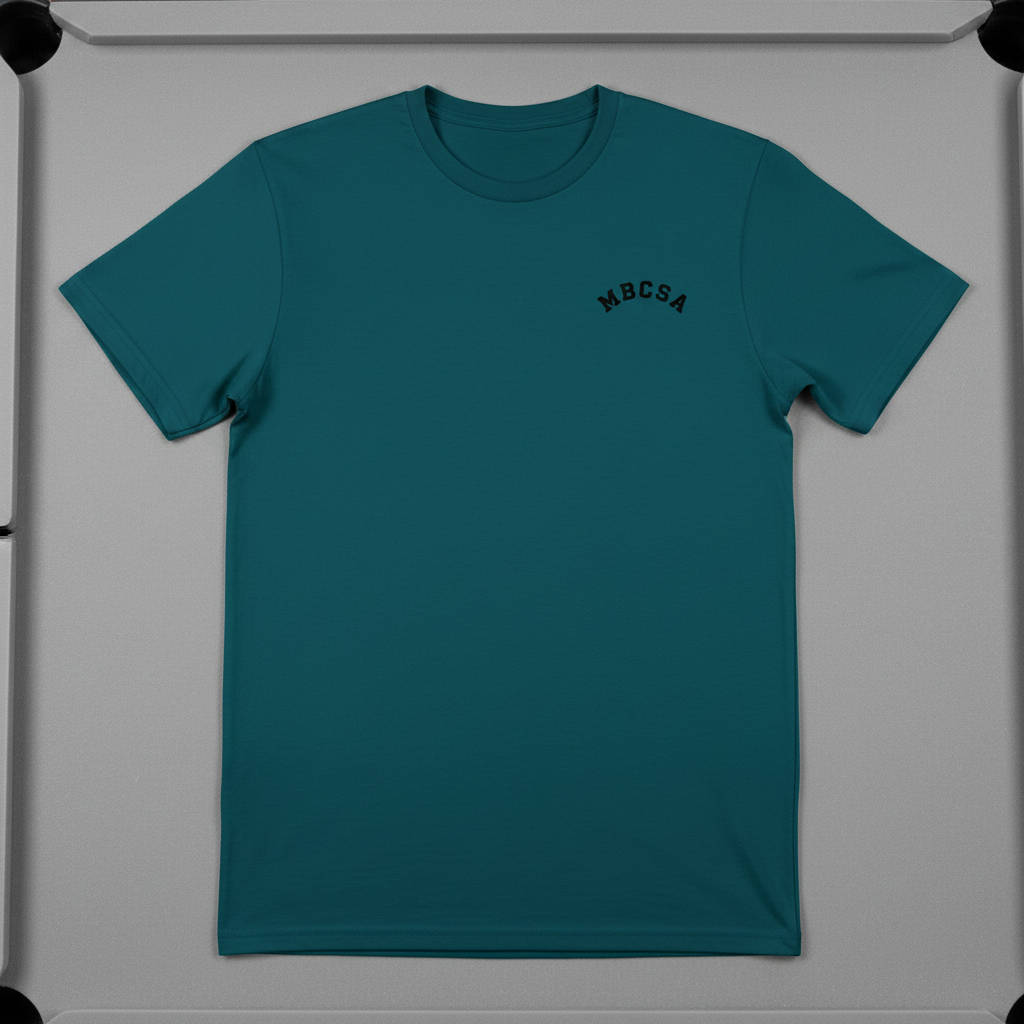 Teal Tee on Grey Baize