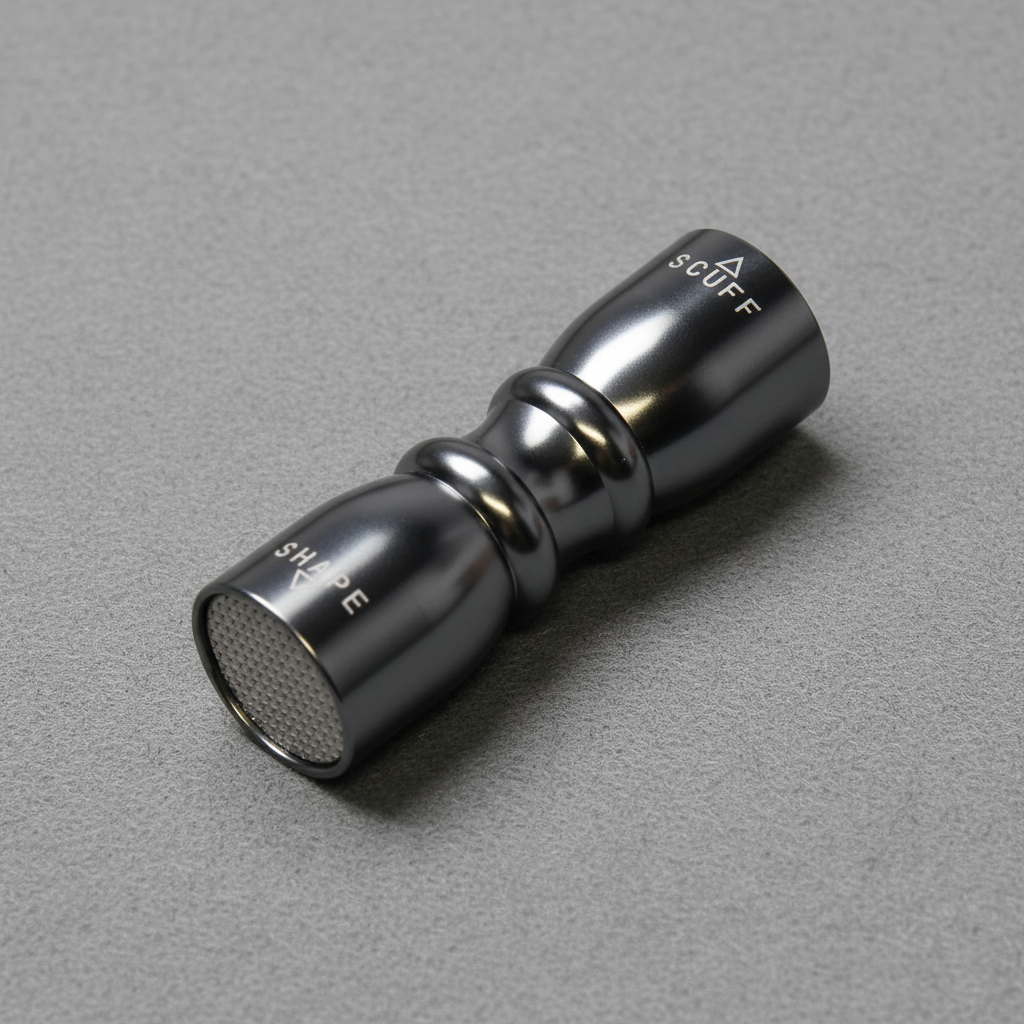 Tip tool (scuff/shape) on grey baize